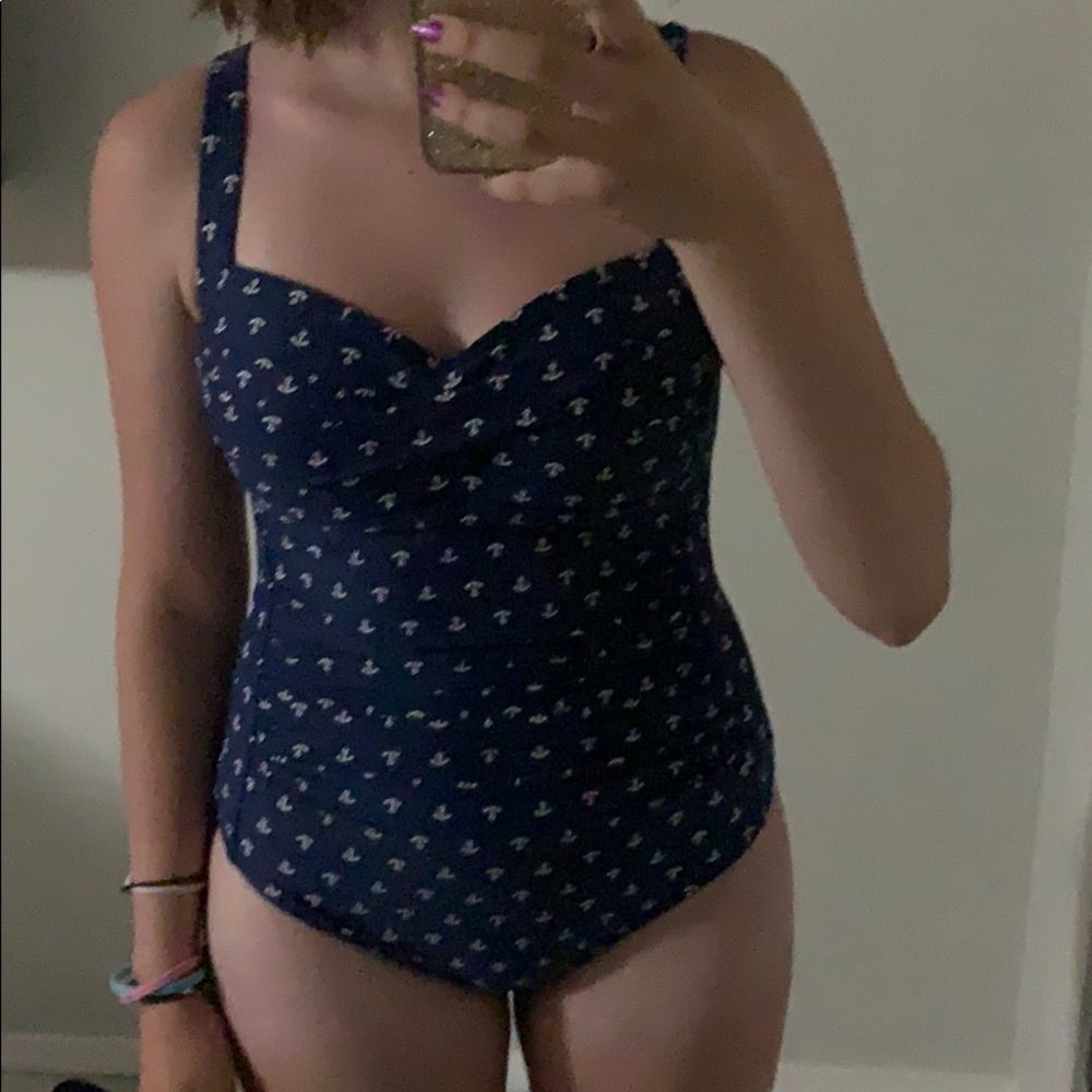 Nautical Anchor One Piece Swimsuit